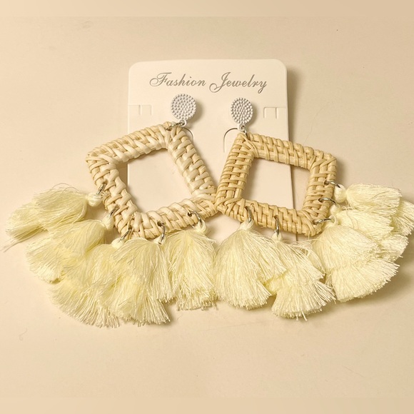 💛Bohemian Rattan Earring | Lightweight |Brand New 💛 - Picture 6 of 6